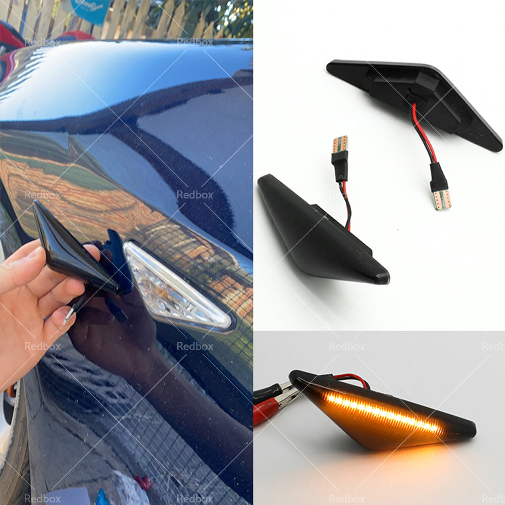 2x Side Indicator Guard LED Flasher light For Ford Falcon XT XR6 XR8 FG 08-2014