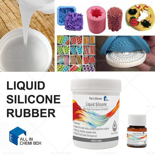 SH25 Liquid Silicone Rubber Mould Making Kit 100 3 Mix - 1Kg 2Kg 5Kg 10Kg Blue