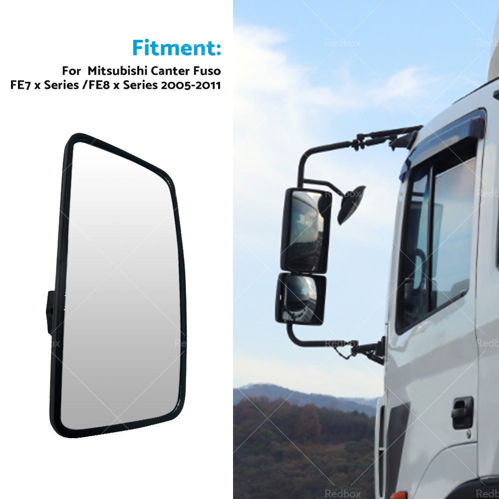 Truck Mirror For Mitsubishi Canter Fuso FE7  and  FE8 2005-2011 340MM x 165MM L or R