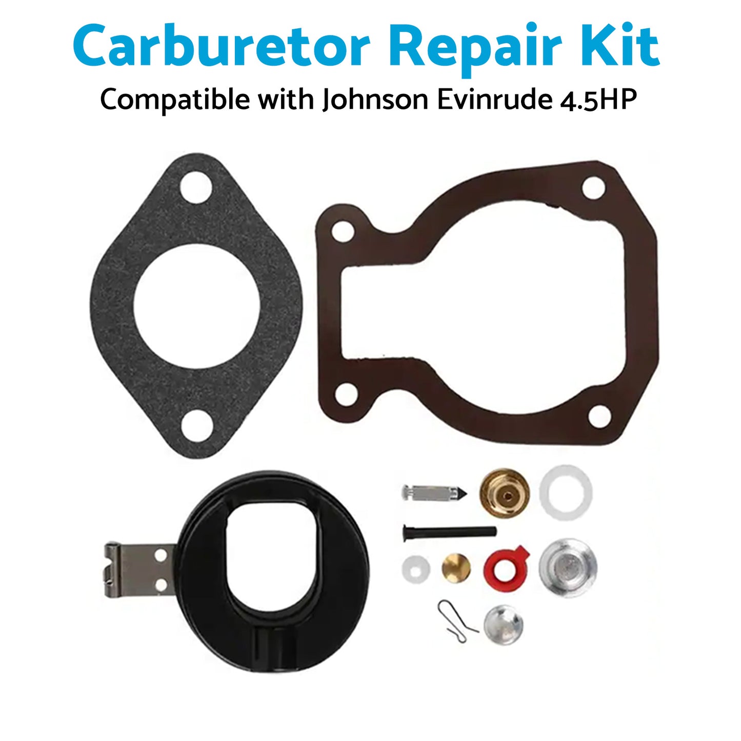 302-804844002 Carburetor Rebuild Kit Gaskets Suitable for Mercruiser 3. 0L 5. 0L