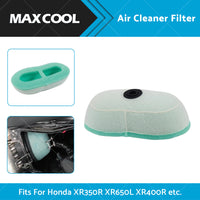 Air Filter Cleaner for Honda XR250R XR350R XR650L XR400R XR600R XR250L CRM250 AU