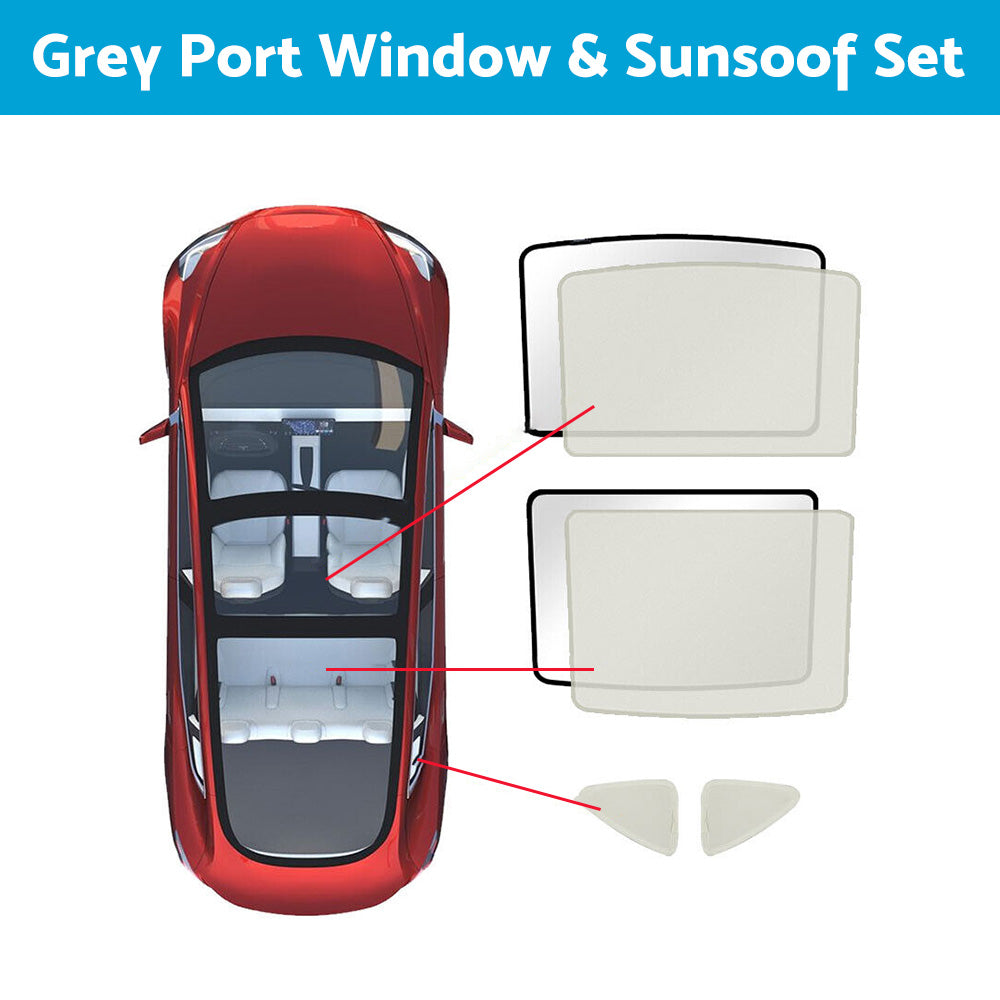 Glass Sunroof Shade Mesh Suitable For Tesla Model Y Sunroof Window UV Protection