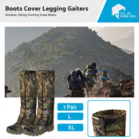 Anti Bite Mosquito Boots Cover Legging Gaiters Outdoor Hiking Hunting Snow Boots