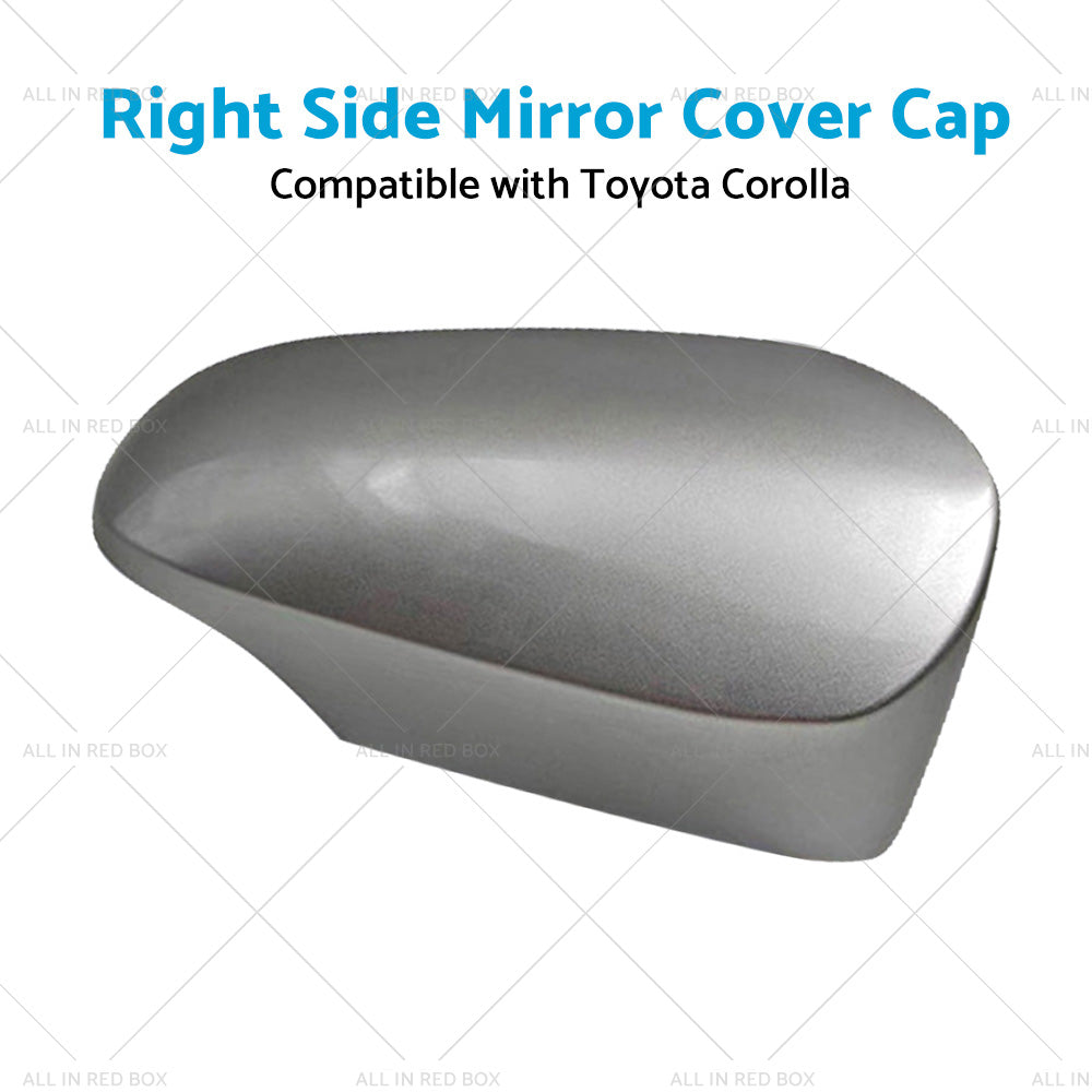 Right Mirror Cover Cap Suitable for Toyota Corolla 12-18 Silver 1F7 RH Side