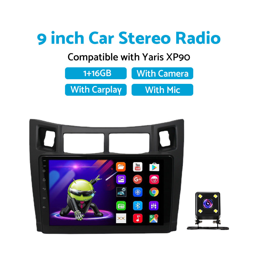 Suitable For Toyota Yaris XP90 05-12 Android 11 Carplay Radio Head Unit GPS Navi