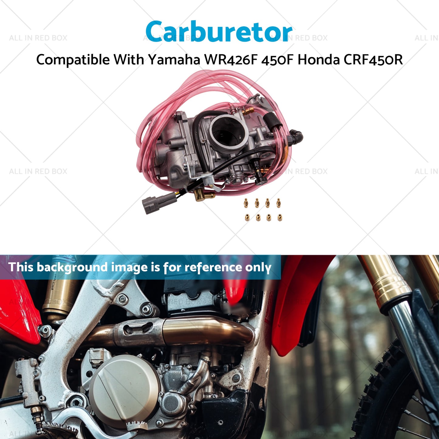Carburetor Suitable For Yamaha WR400F 426F 450F YZ400F Honda CRF450R CRF450X