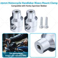 1inch Motorcycle Handlebar Risers Mount Clamp 25mm Suitable for Harley Sportster