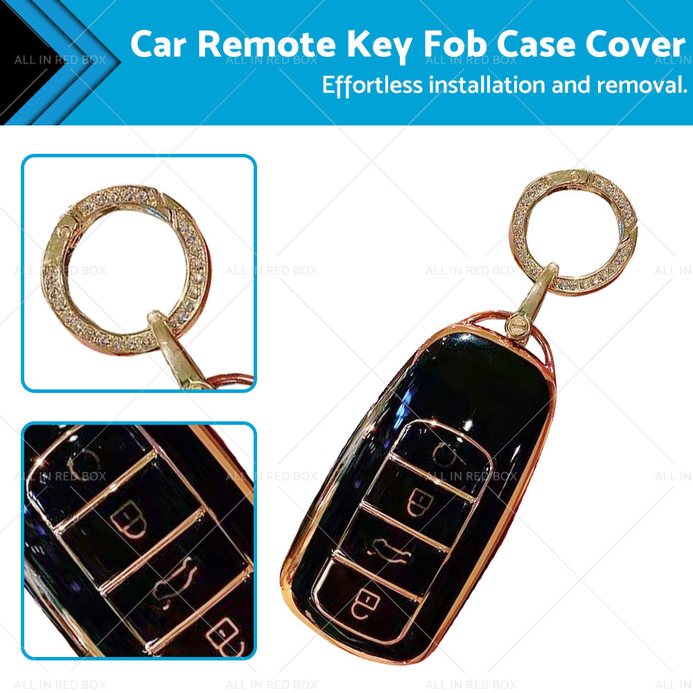 Suitable For Chery Omoda 5 Car Remote Key Fob Case Cover Black TPU