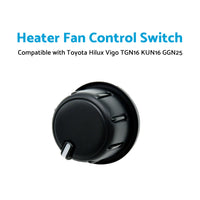 {{ Heater Fan Control Switch Knob Suitable For Toyota Hilux Vigo TGN10 KUN36 KUN35 }} - Buy Car Parts Online at {{ Kaka Auto Parts }}.