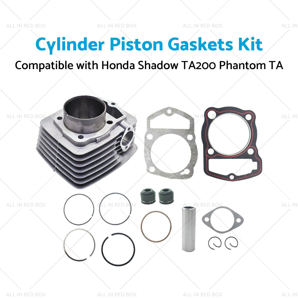 Cylinder Piston Gaskets Kit 63. 5mm Suitable For Honda 250ml ATC200 XL200 250cc