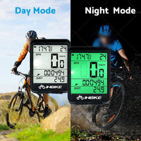 Wireless Cycling Bike Bicycle LCD Cycle Speedometer Computer Odometer Waterproof