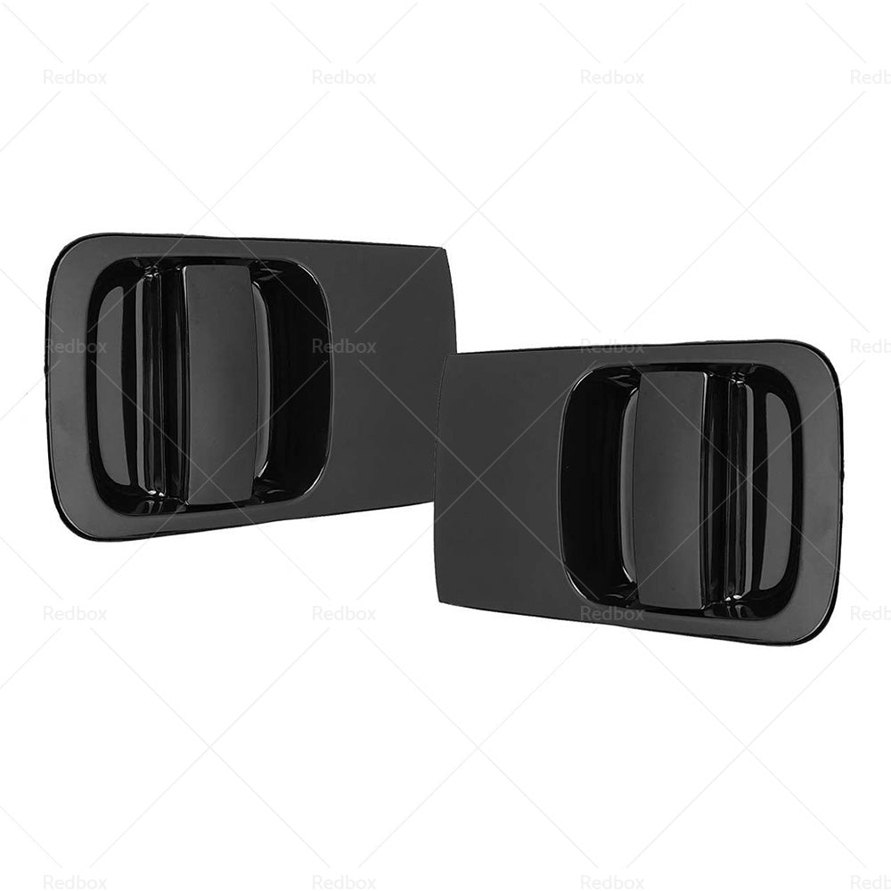 Pair LHRH Outer Sliding Door Handle Black For Hyundai ILoad IMax Van 2008-2019