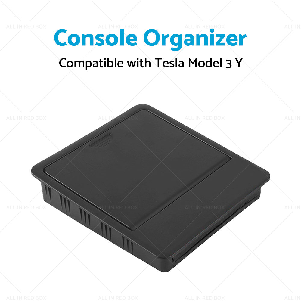 Console Organizer Tray Armrest Hidden Storage Box Suitable for Tesla Model 3 Y