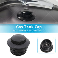 Black Flush Gas Tank Cap Fuel Cover Fit For Harley Touring Sportster XL883 1200