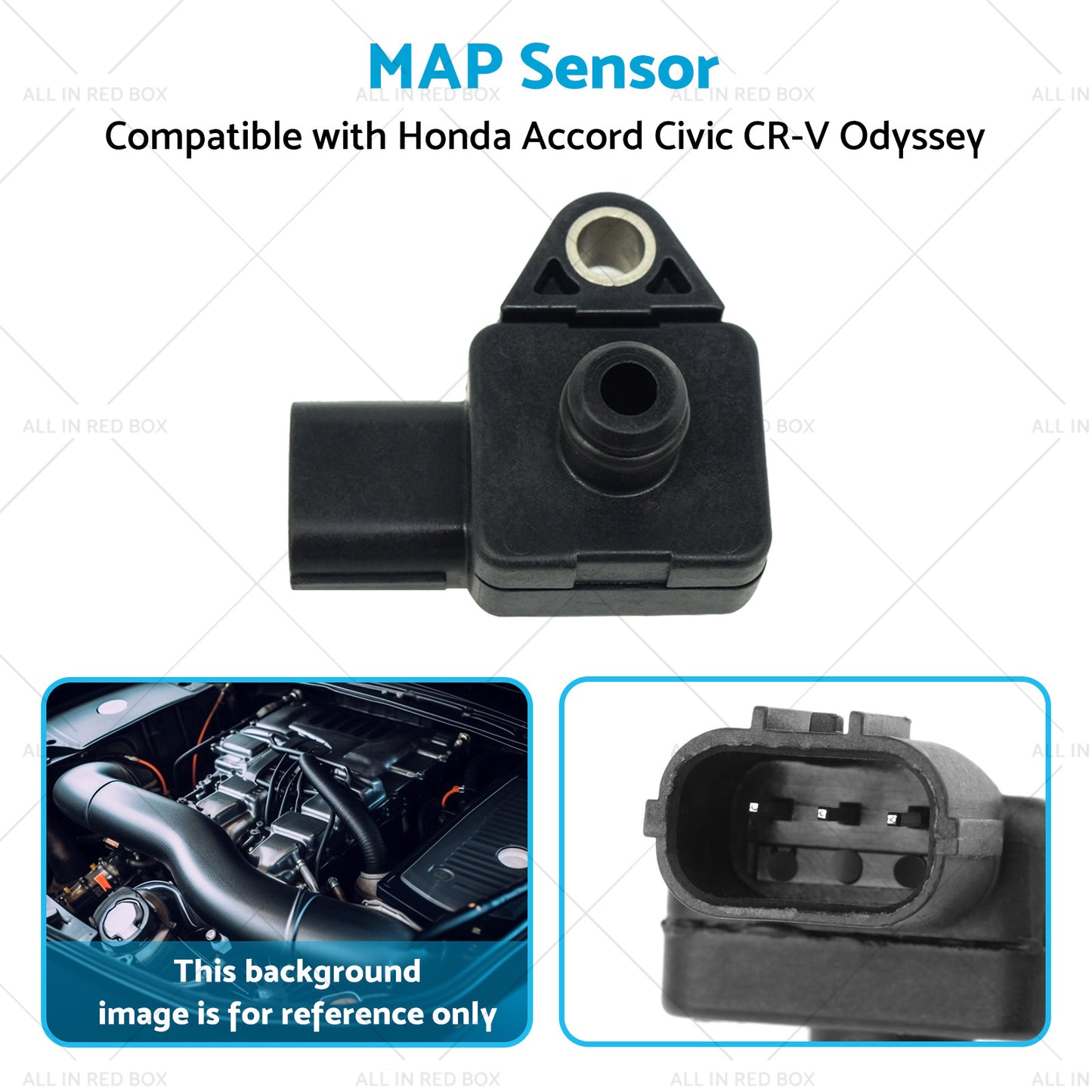 37830PGKA01 MAP Sensor Suitable for Honda Accord Civic CR-V Odyssey Acura MDX