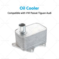 Oil Cooler Suitable for VW Passat Tiguan Audi A4 A5 A6 TT Skoda Octavia Superb