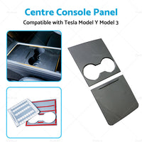 Carbon Fiber Style Center Control Panel Wrap Suitable for Tesla Model Y Model 3