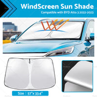 Wind Screen Sun Shade Suitable For Honda CR-V CRV 17-23 UV Block Visor Foldable