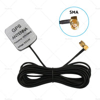 GPS Antenna SMA Plug Active Aerial Extension Cable for Car DVD Head Unit Stereos