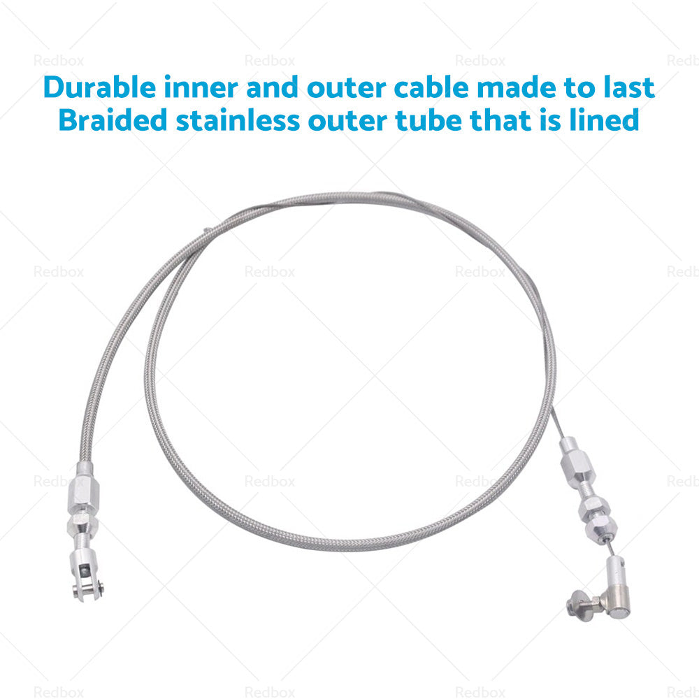 36 inch  Braided Stainless Steel Throttle Cable Fits for Ford Chevy GM Holden Models