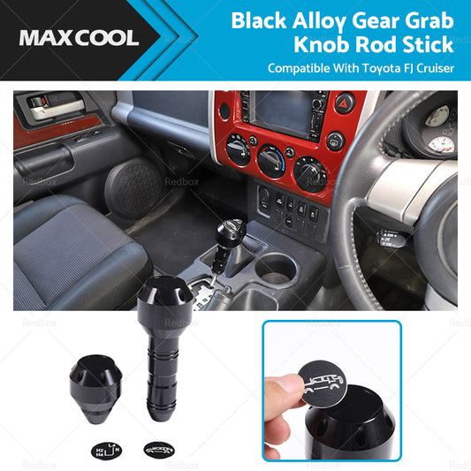 Black Alloy Gear Grab Knob Rod Stick Suitable For Toyota FJ Cruiser 2007-2021