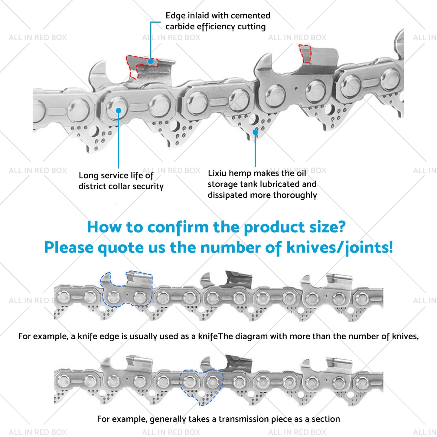 14inch 50DL 3 8 LP. 050 Carbide Chainsaw Chain Suitable for Stihl MS270 MS280 MS290