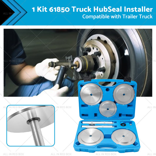 61850 Truck Hub Seal Installer Kit Fit Class 7 and Class 8 Road Trucks Trailers