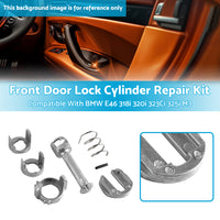 Front Door Lock Cylinder Repair Kit Suitable For BMW E46 318i 320i 323Ci 1998-06