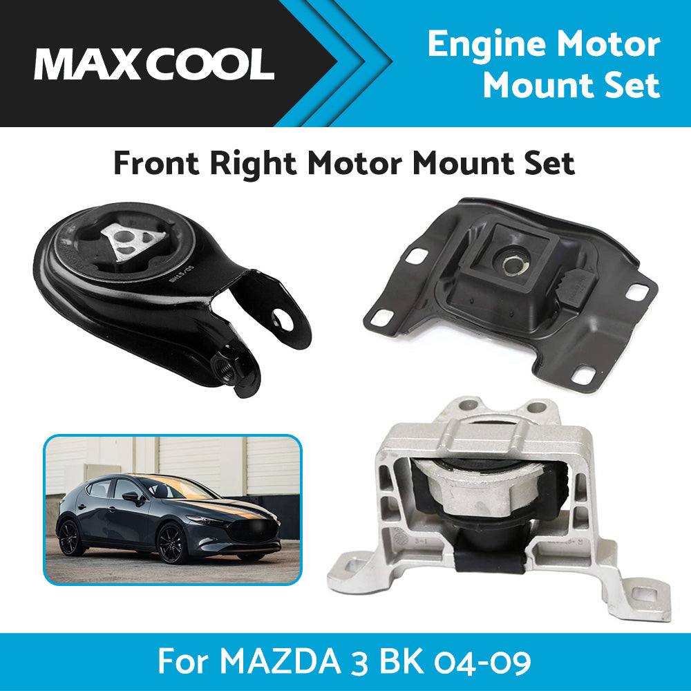 Front Right Rear Engine Motor Transmission Mount Set Suitable for Mazda 3 04-09