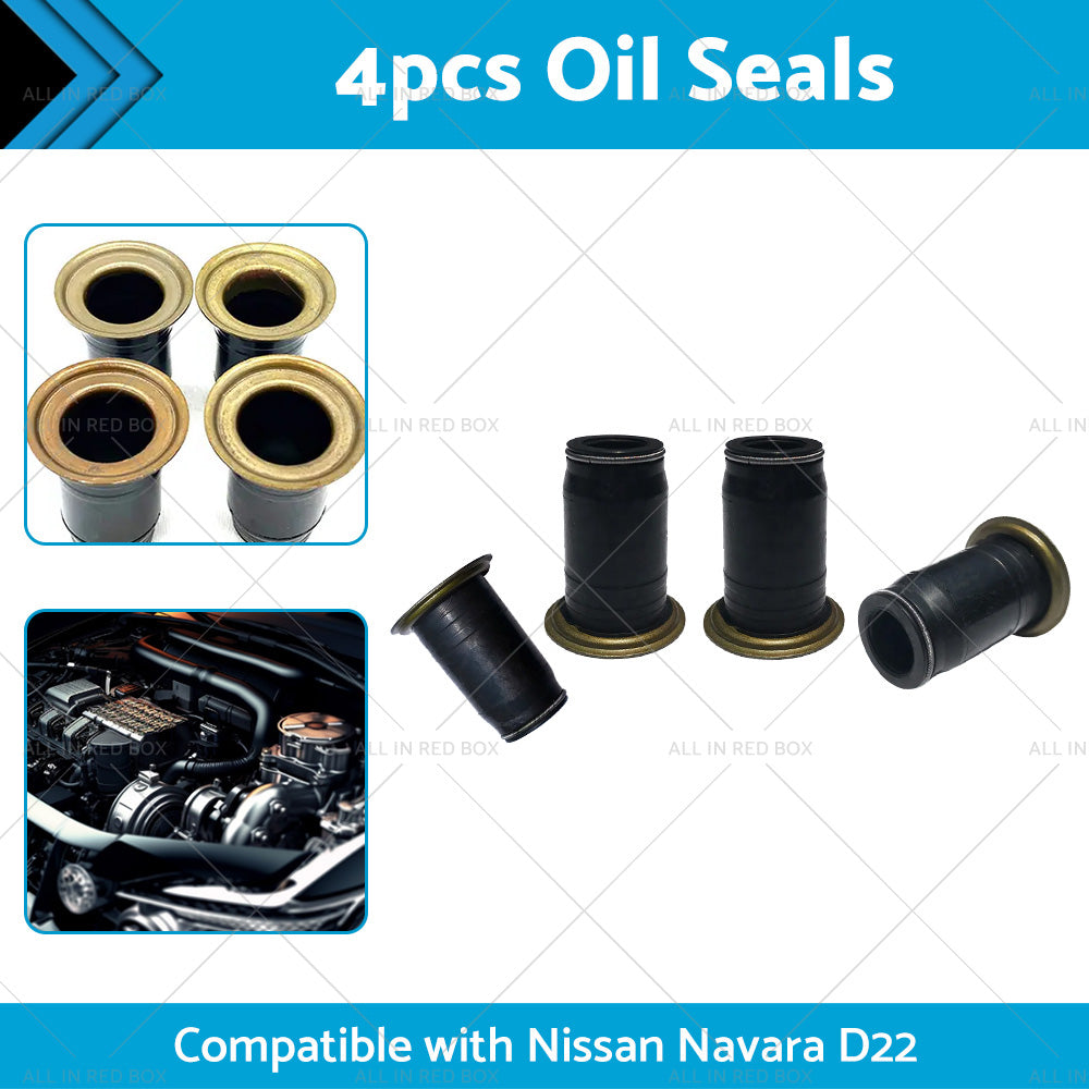 4PCS Diesel Injector Pipe Oil Seal Suitable for Nissan Navara Ute 3L ZD30 01-07