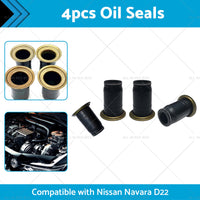 4PCS Diesel Injector Pipe Oil Seal Suitable for Nissan Navara Ute 3L ZD30 01-07