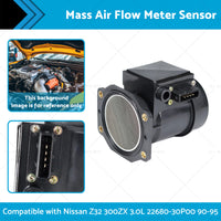 Mass Air Flow Meter Sensor Suitable for Nissan Z32 300ZX 3. 0L 22680-30P00 90-95