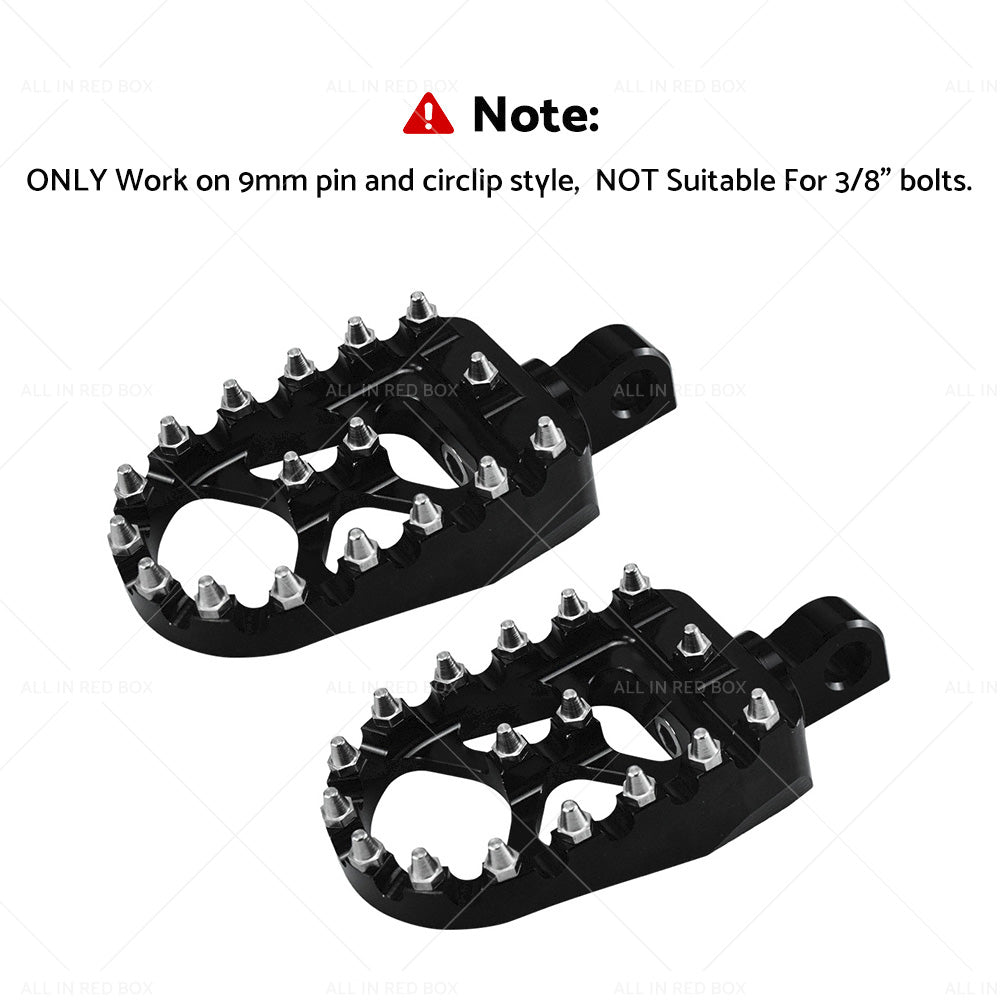 Wide Foot Pegs 360¡ã Roating Suitable For harley Dyna Sportster Fatboy