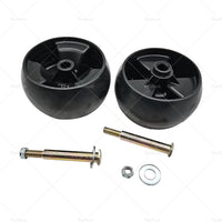 2x 5 inch  Universal Deck Wheels for Murray Rover Ride on Mowers 425620x92A 42581x50D