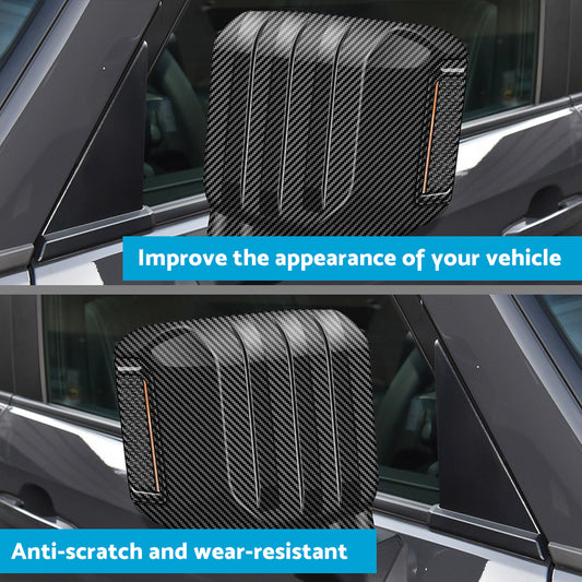 Rearview Mirror Cover Trim Suitable for LandCruiser Prado LC250 24+ Carbon Fiber