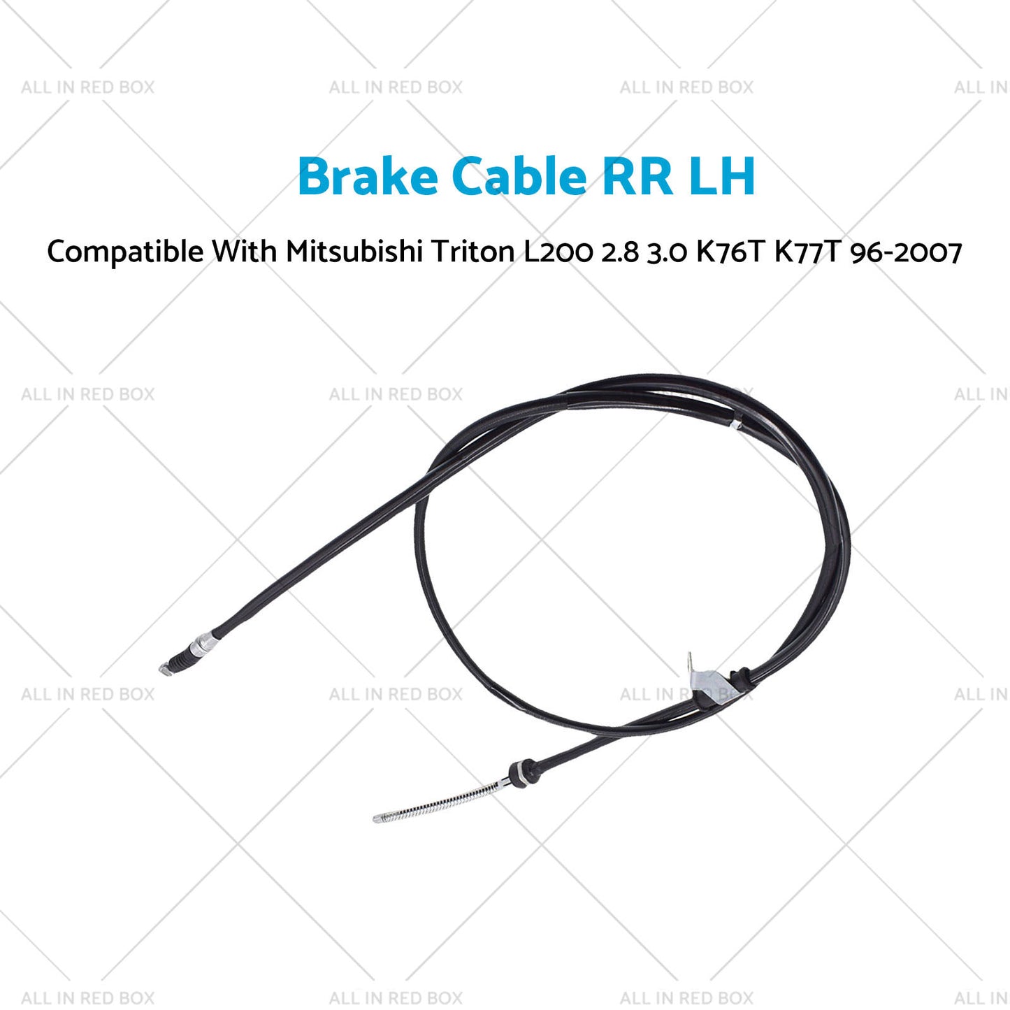 {{ Brake Cable RR LH Suitable For Mitsubishi Triton L200 2.8 3.0 K76T K77T 96-2007 }} - Buy Car Parts Online at {{ Kaka Auto Parts }}.