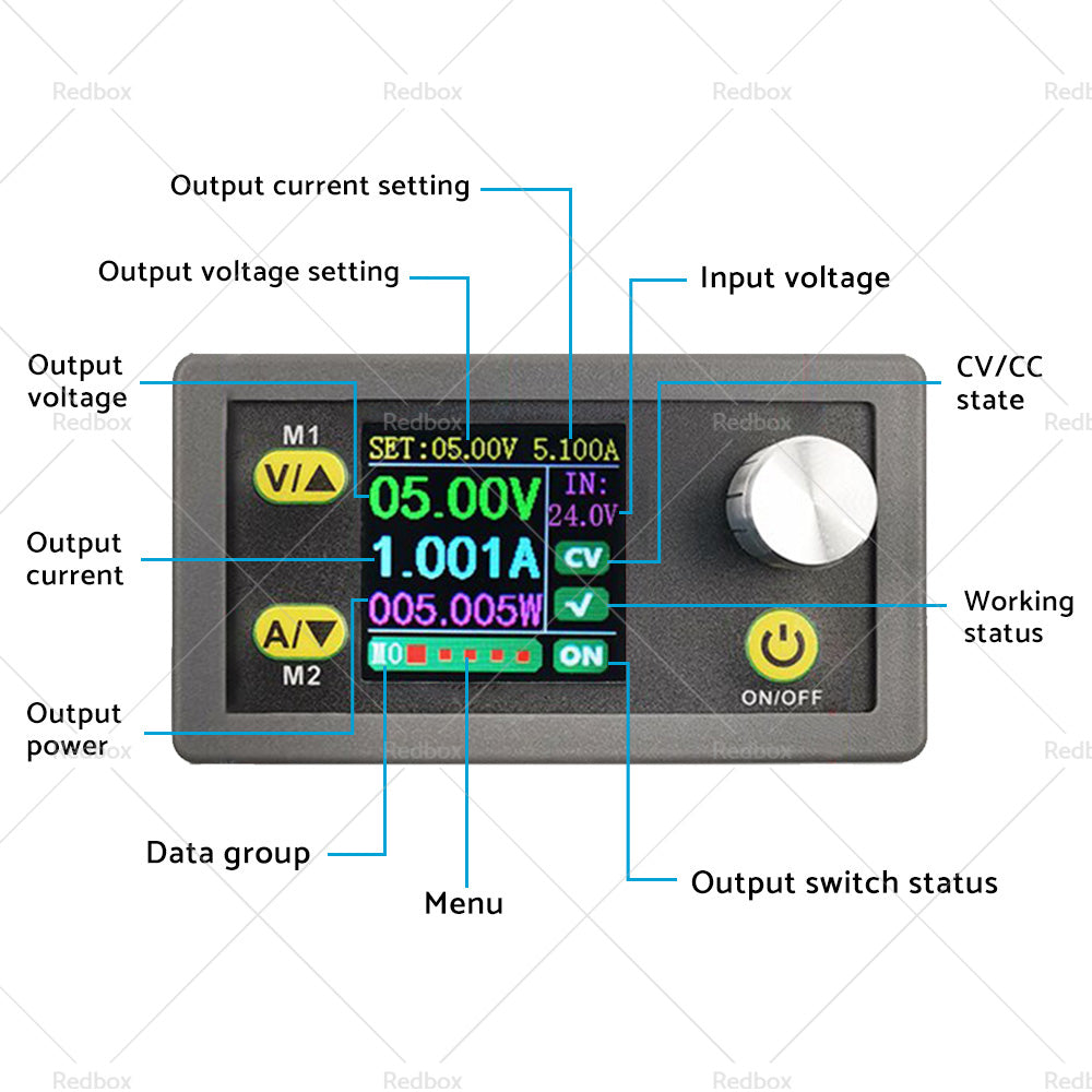 DC 36V 5A 80W Adjustable Regulated Power Supply Buck Boost Converter DC CNC AU