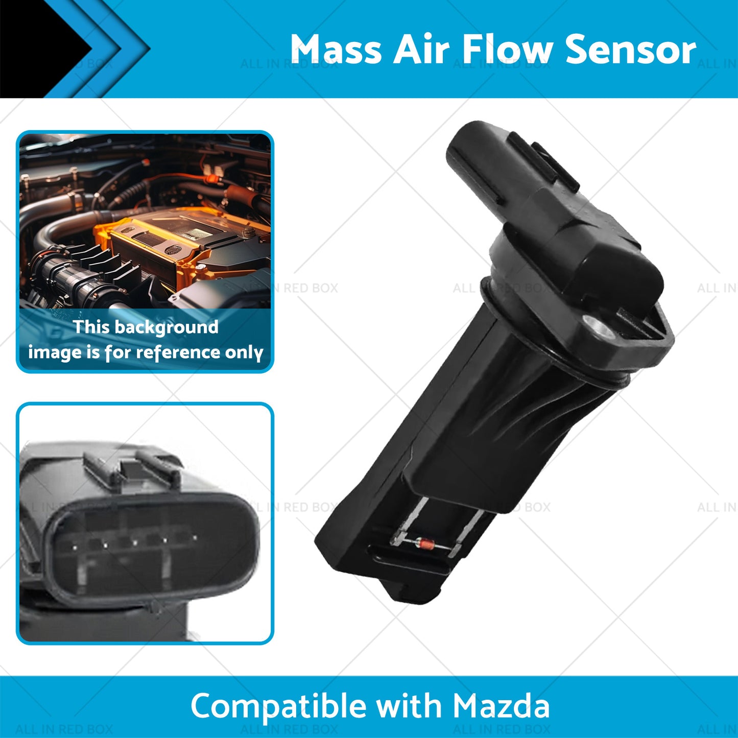 Mass Air Flow Sensor MAF Suitable for Mazda PE01-13-215