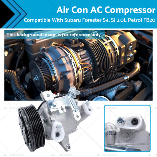 {{ Air Conditioning Compressor Suitable for Subaru Forester S4, SJ 2.0L Petrol FB20 }} - Buy Car Parts Online at {{ Kaka Auto Parts }}.