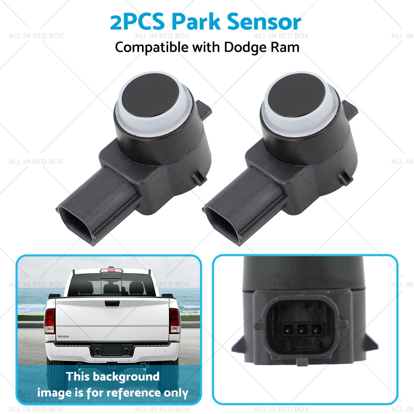 1EW63TZZAA 2x Park Sensor Suitablefor 09-18 Dodge Ram Chrysler 300 Dodge Journey