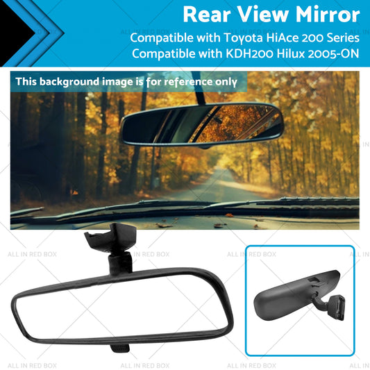 Rear View Mirror Suitable For Toyota HiAce 200 Series KDH200 Hilux 2005-ON