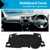 Dash Mat Suitablefor Toyota Corolla Cross Without HUD Dashboard Cover Pad Carpet