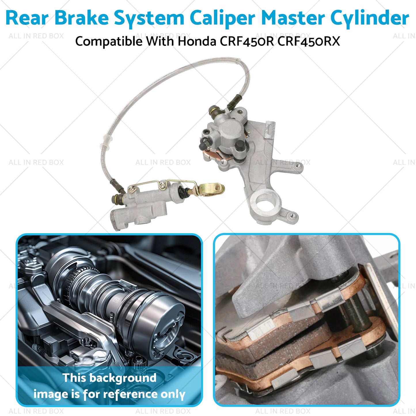 Rear Brake System Caliper Master Cylinder Suitable For Honda CRF450R CRF450RX