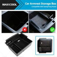 Car Center Console Armrest Storage-Box Tray Suitable For SsangYong Musso 19-22