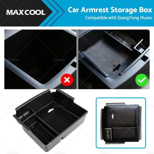 Car Center Console Armrest Storage-Box Tray Suitable For SsangYong Musso 19-22