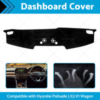 Non-Slip Dash Mat SuitableFor Hyundai Palisade Wagon NO HEADS UP DISPLAY 2020-23