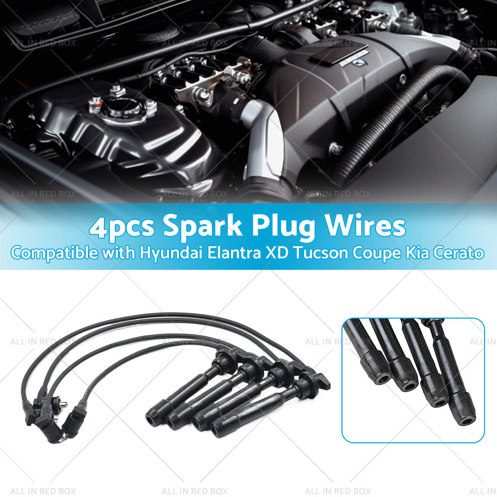 {{ Spark Plug Wire Ignition Lead Suitable for Hyundai Elantra Tucson Coupe Cerato }} - Buy Car Parts Online at {{ Kaka Auto Parts }}.