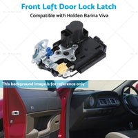 Front Left Door Lock Latch Suitable for Holden Barina 2005-2012 Viva 2005-2009