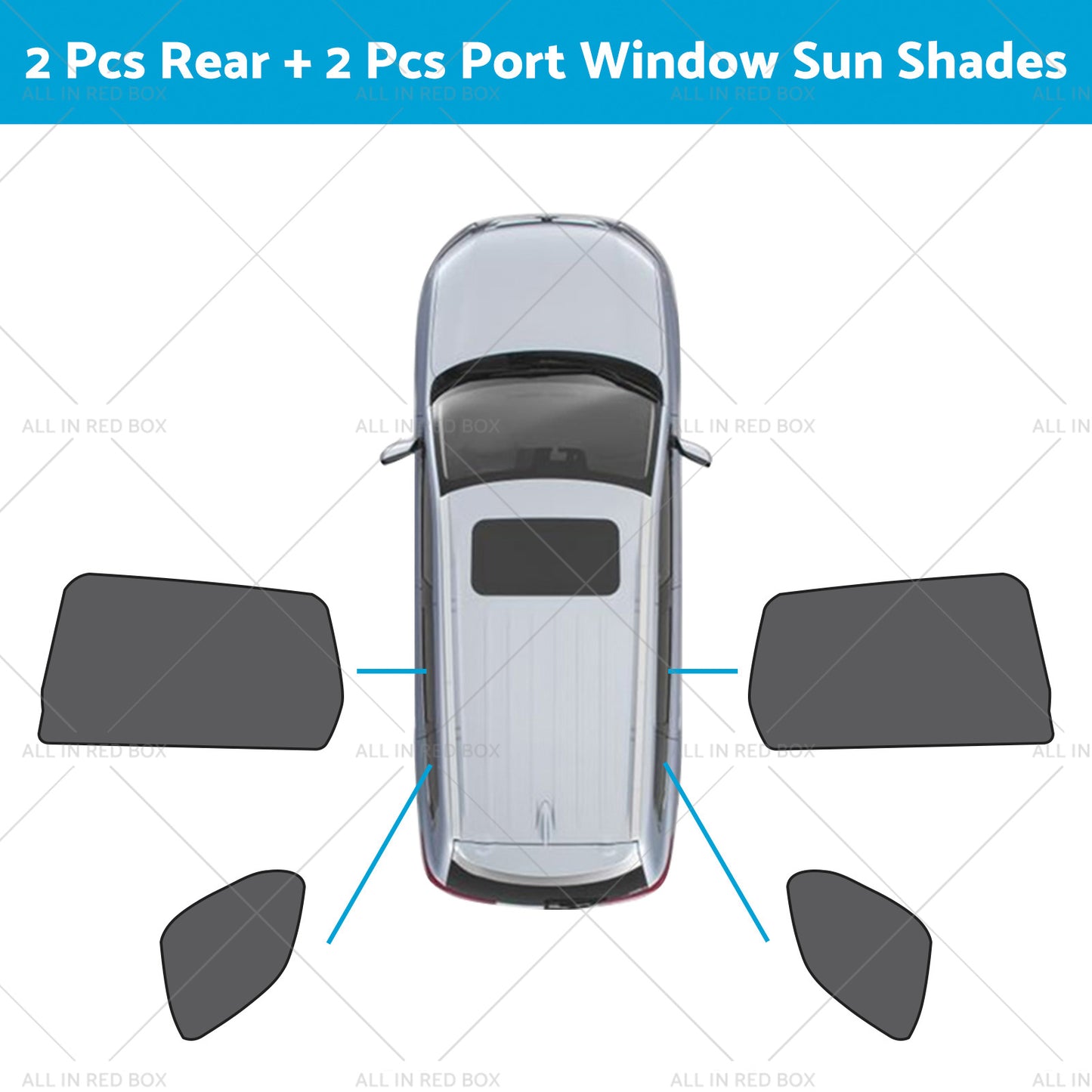 Car Window Magnetic Mesh Sun Shades Suitable for Mitsubishi Outlander 2021-23