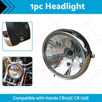 Motorcycle Headlight Head Light Suitable For Honda CB125E CB 125E GLH125SH SH